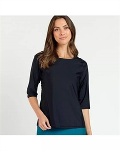 Женский свободный топ для плавания Margaux, черный Calypsa