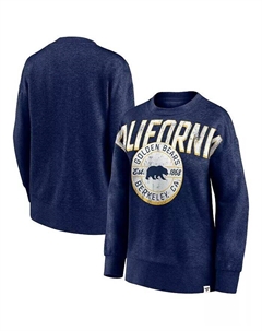 Женский темно-синий пуловер с принтом Cal Bears Jump Distribution, толстовка, синий Fanatics