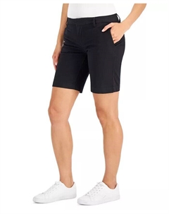 Женские шорты-бермуды TH Flex 9 дюймов Hollywood, черный Tommy hilfiger