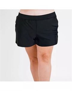 Классические шорты для плавания больших размеров с трусиками, черный Calypsa