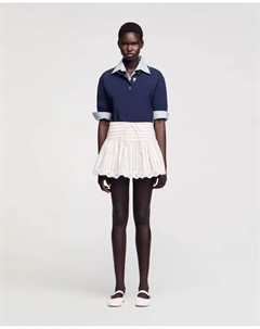 Юбка-брюки женская в полоску, мультиколор Sandro