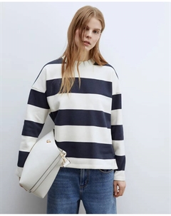 Толстовка в рубчик с деталями, темно-синий Сфера