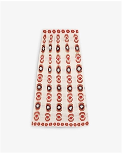 Вязаная юбка миди, мультиколор Scalpers