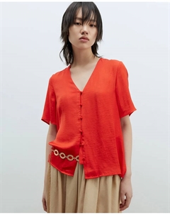 Блузка с короткими рукавами, красный Сфера