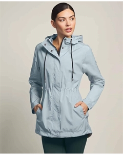 Женская спортивная ветровка с капюшоном из коллекции Tech от Пилар Рубио, светло-серый Selmark
