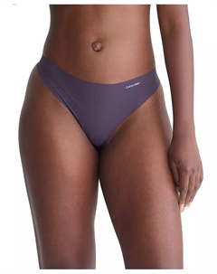 Женские невидимые стринги D3428, фиолетовый Calvin klein