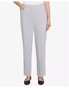 Женский дресс-код Comfort Allure Imitation брюки средней длины, коричневый/бежевый Alfred dunner