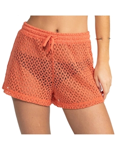Женские шорты Sunset Riders, коралловый Roxy