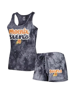 Женский темно-серый комплект для сна Phoenix Suns Billboard на бретелях и шортах Concepts sport