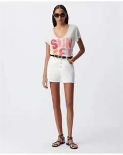 Футболка женская с коротким рукавом, цвет Crudo Ikks