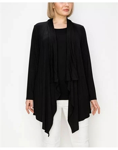 Кардиган-свитер большого размера Flyaway, черный Coin 1804