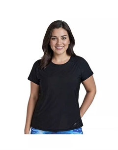 Свободный топ для плавания Adele больших размеров, черный Calypsa