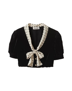 Рубашка женская черная Miu miu