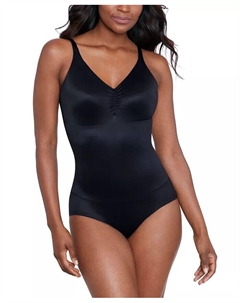 Женский удобный бюстгальтер с жестким контролем и беспроводной связью 2510, черный Miraclesuit