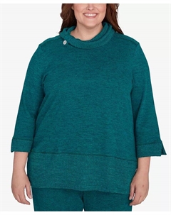 Женский топ, зеленый Alfred dunner