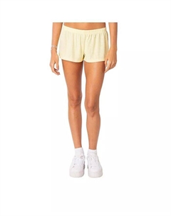 Женские шорты Irene с низкой талией Pointelle Micro, желтый Edikted