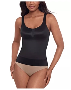 Корректирующее белье для женщин, удобная майка с круглым вырезом и утягивающим эффектом 2513, черный Miraclesuit