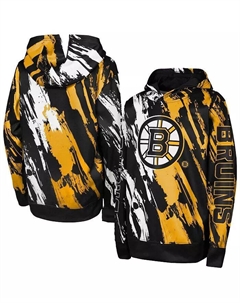 Толстовка с капюшоном Boston Bruins Master Snipe черного цвета для дошкольников Outerstuff