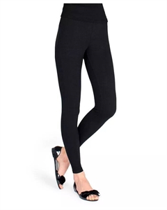 Женские комфортные леггинсы из хлопковой смеси, черный Memoi