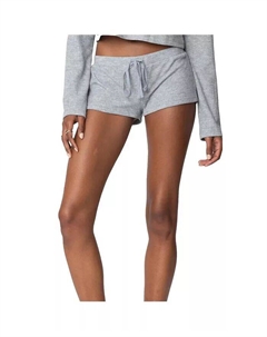 Женские шорты Teddy Waffle, серый Edikted