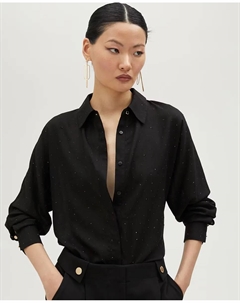 Женская рубашка с длинными рукавами, черный Lola casademunt