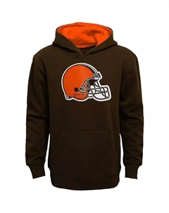 Толстовка с капюшоном Big Boys Brown Cleveland Browns Prime Outerstuff