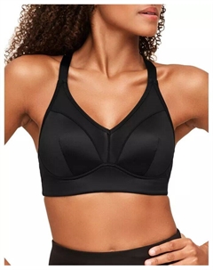 Женский спортивный бюстгальтер средней жесткости Ariza, черный Adore me