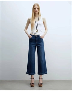 Узкие джинсы-кюлоты, синий Сфера