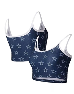 Женский темно-синий бюстгальтер-бралетт Dallas Cowboys Gauge Lounge Concepts sport