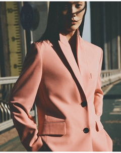 Прямой пиджак, розовый Сфера