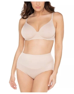 Женские удобные утягивающие трусы с закругленными углами 2514, коричневый/бежевый Miraclesuit