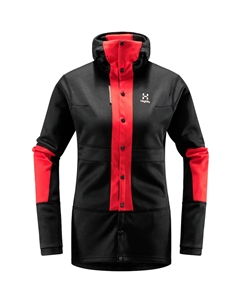 LIM ZT Sync 1 Mid Hood Женская флисовая кофта, черный Haglöfs