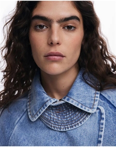 Женский двубортный пиджак Tucker, синий Desigual