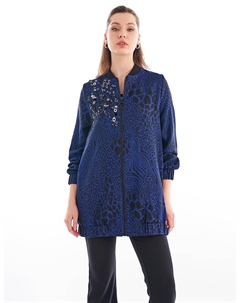 Куртка на молнии с животным принтом Saks Kyr