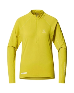Женская флисовая кофта LIM Tempo Trail Halfzip, желтый Haglöfs