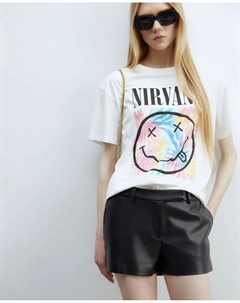 Футболка Нирвана, белый Сфера
