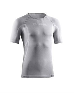 Футболка нижнего белья Unisex Oxygen с коротким рукавом, серый Lurbel