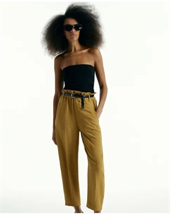 Струящиеся брюки, горчичный Сфера