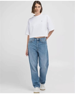 Женские джинсы прямого кроя с карманами, синий Replay