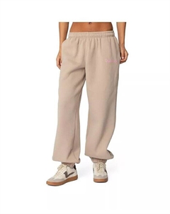 Женские спортивные штаны Sasha с бантом, коричневый/бежевый Edikted