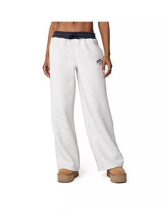 Женские спортивные штаны с контрастной вышивкой, серый Edikted