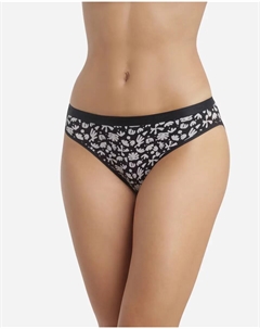 Упаковка из 3 шт. трусиков из эластичного хлопка с принтом, черный Dim