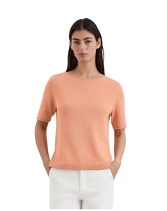 Женская обычная майка с коротким рукавом, коралловый Marc o'polo