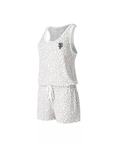 Женский кремовый трикотажный комбинезон San Francisco Giants Montana Hacci Concepts sport