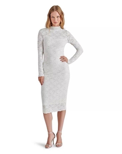 Женское кружевное платье миди Vivienne, слоновая кость/кремовый Steve madden