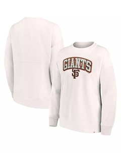 Женский кремовый пуловер с леопардовым принтом San Francisco Giants Fanatics