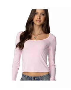 Женский топ Lolo Bow, розовый Edikted