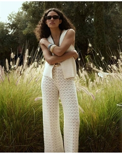 Ажурные брюки, цвет Crudo Сфера