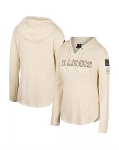 Женская кофта с капюшоном, бежевый Colosseum