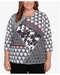 Женский топ, мультиколор Alfred dunner